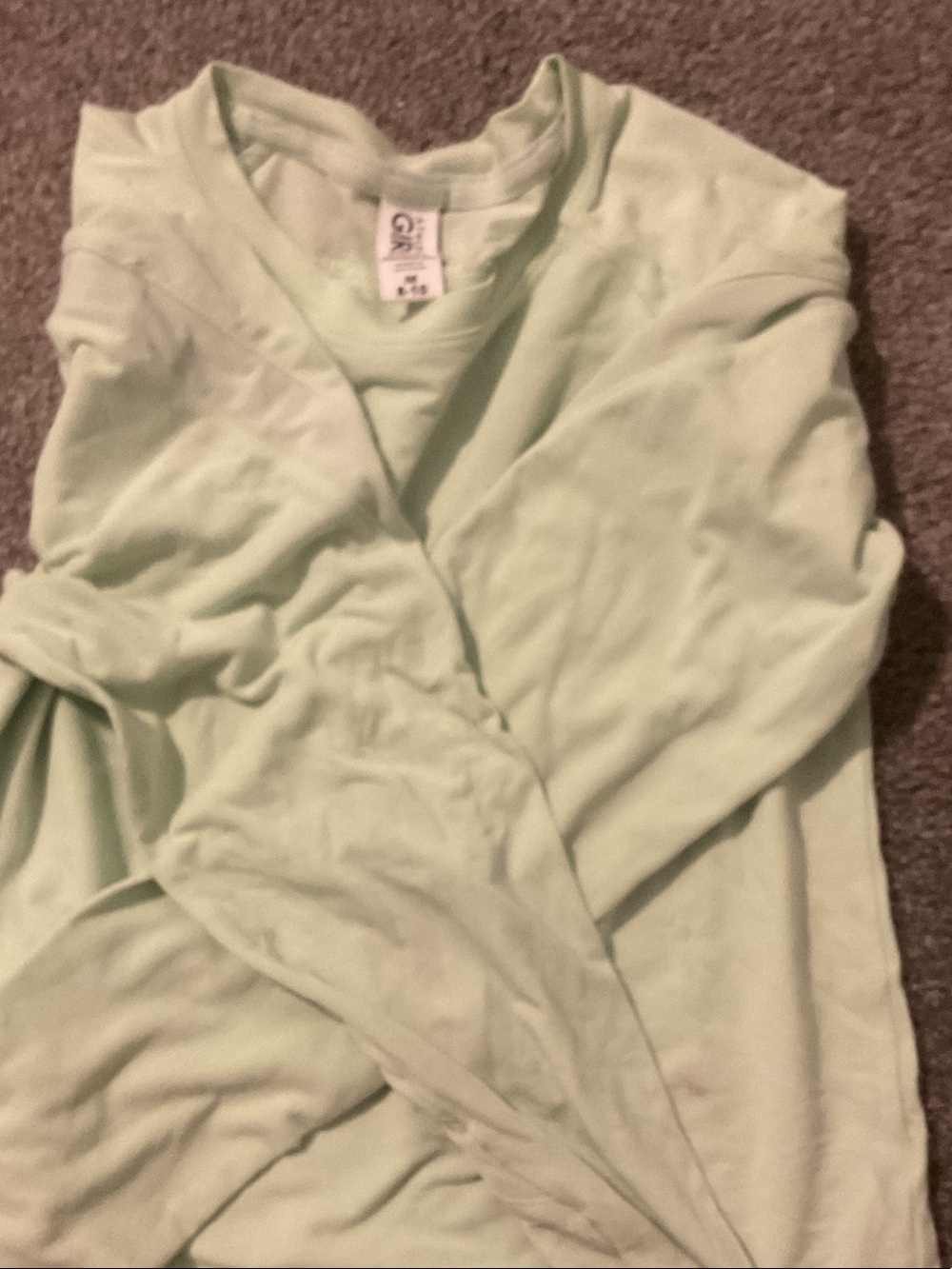 Athleta Mint Green Long Sleeve Crew
